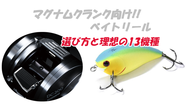 ビッグベイト系、マグナムクランク系等の大きめルアー 17点セット マグナムクランク向けベイトリール！選び方と理想の13機種 – MONSTER