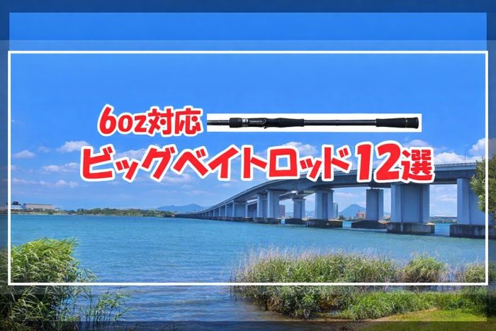 6oz対応ビッグベイトロッド12選／専用モデルから汎用性あるモデルまで